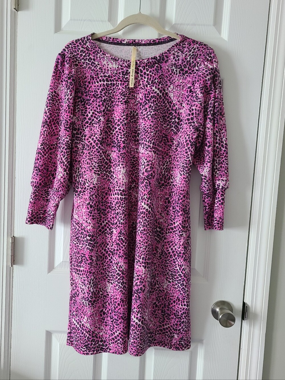 Uncle Frank Pink Cheetah Dress